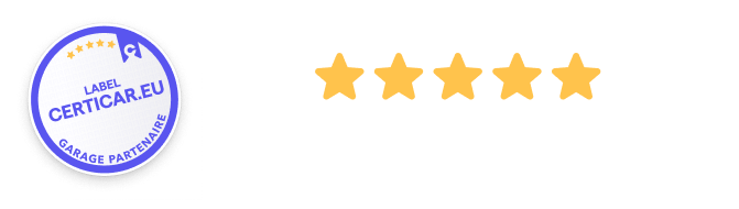 Badge 5 etoiles Certicar