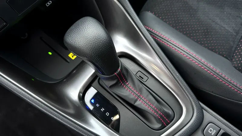 Boîte automatique d'une voiture d'occasion