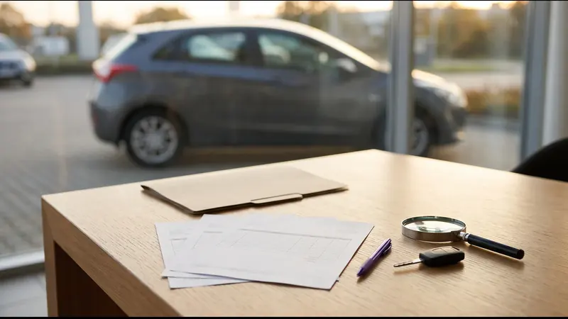 Dossier d'entretien et loupe pour vérifier un moteur 1.2 TCe d'occasion